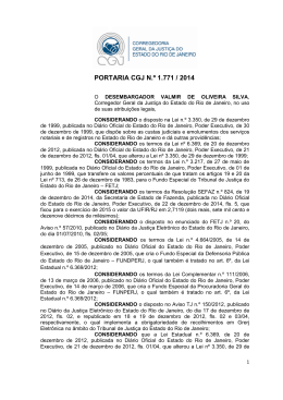 PORTARIA CGJ N.º 1.771 / 2014 - Corregedoria Geral da Justiça do
