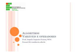 IA12-Algoritmos-Aula002-Operadores e Variaveis-Pascal