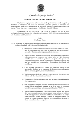 RESOLU&Ccedil;&Atilde;O N&ordm; 558, DE 22 DE MAIO DE 2007