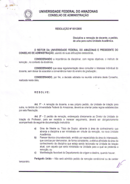 UNIVERSIDADE FEDERAL DO AMAZONAS