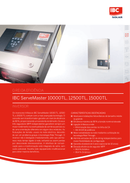 IBC ServeMaster 10000TL, 12500TL, 15000TL
