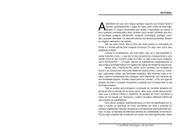 EDITORIAL Aalteridade em que uma l&iacute;ngua qualquer suporta sua