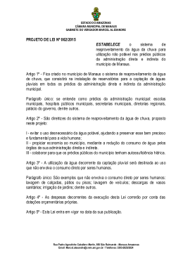 062/15 - Câmara Municipal de Manaus