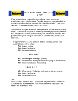 Manual Estação Total Nikon C100