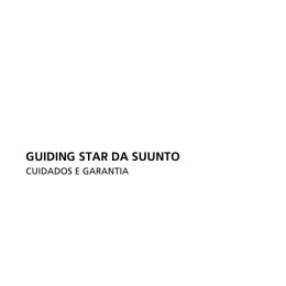 GUIDING STAR DA SUUNTO
