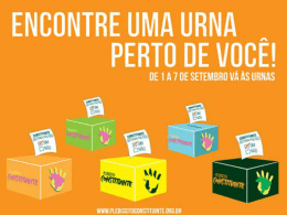 ENCONTRE UMA URNA A PERT&Uuml; DE V&Uuml;CE!