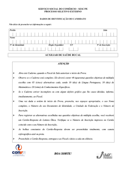 Prova - Calcule Mais