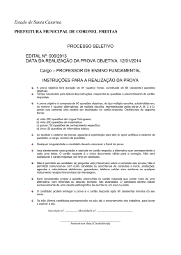 PROVA PROFESSOR DE ENSINO FUNDAMENTAL pdf