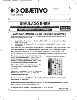 Linguagens e C&oacute;digos, Matem&aacute;tica e suas Tecnologias e Reda&ccedil;&atilde;o