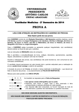 PROVA A - IMEPAC