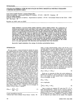 DIVULGA&Ccedil;&Atilde;O - Qu&iacute;mica Nova