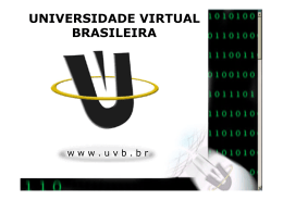 universidade virtual brasileira - Rede Nacional de Ensino e Pesquisa