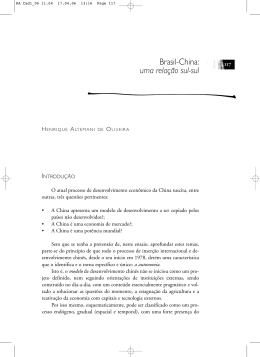 10- Brasil-China: uma relação sul-sul