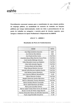 Procedimento concursal comum para a constitui&ccedil;&atilde;o de uma rela&ccedil;&atilde;o