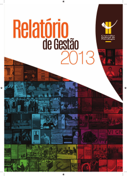 2013 - Conselho Federal de Psicologia