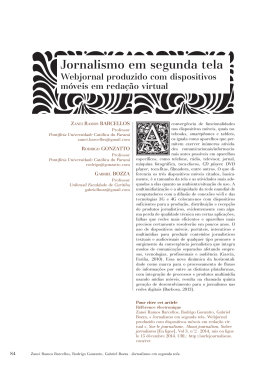 Jornalismo em segunda tela