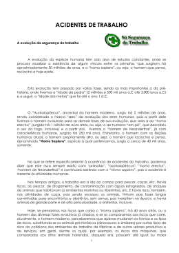 acidentes de trabalho.