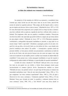De borboletas e burros- as falas dos animais nos romances