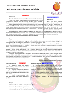 bons dias de 02 a 06 novembro 2015