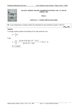 Problemas Resolvidos de F&iacute;sica