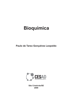 introdu&ccedil;&atilde;o &agrave; bioqu&iacute;mica