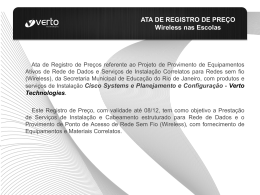 Servi&ccedil;o Correlato &ndash; Tipo I