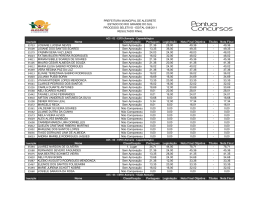 Resultado Final - alegrete.rs.gov.br E