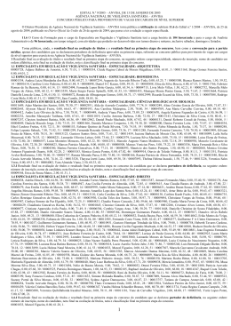 edital n.&ordm; 9/2005 &ndash; anvisa, de 13 de janeiro de 2005 ag&ecirc;ncia