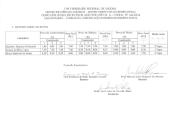 UNIVERSIDADE FEDERAL DE VIÇOSA