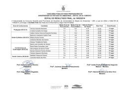 Edital do Resultado Final