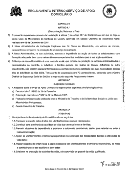 Regulamento Interno