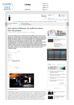 Jornal i OnlineVer artigo