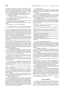 Diário da República, 2.ª série — N.º 45 — 5 de Março de 2010