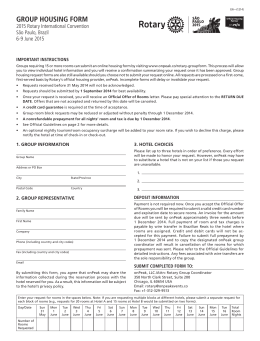 GROUP HOUSING FORM