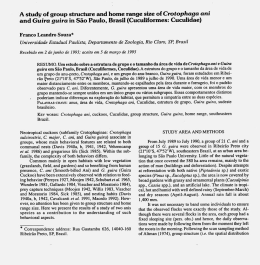 A study of group structure and home range size