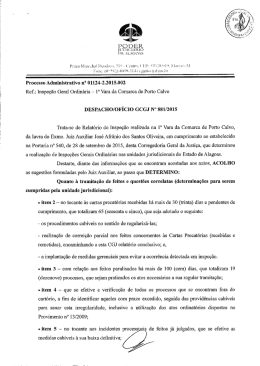 Despacho-of&iacute;cio n&ordm; 881/2015 - Tribunal de Justi&ccedil;a do Estado de