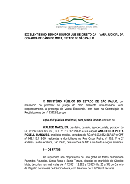 exmo. senhor doutor juiz de direito da &ordf; vara da comarca de ribeir&atilde;o