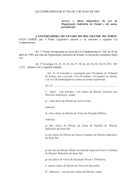Lei Comp. nº 294 de 05/05/2005 - Assembleia Legislativa do Rio