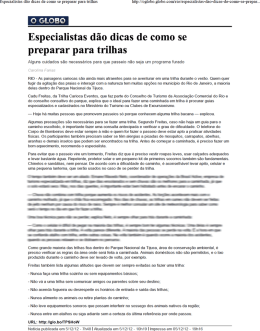 Especialistas d&atilde;o dicas de como se preparar para