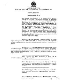 Termo Aditivo 01 - Tribunal Regional Eleitoral do Rio Grande do Sul