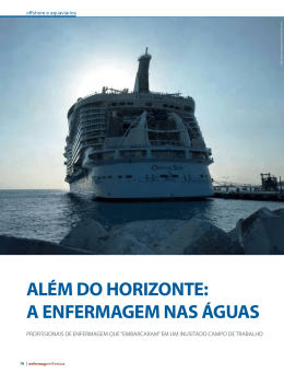 AL&Eacute;M DO HORIZONTE: A ENFERMAGEM NAS &Aacute;GUAS - Coren-SP
