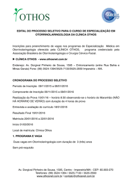 Edital Especializa&ccedil;&atilde;o Otorrinolaringologia 2016.pages