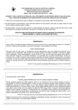 Prova de Acompanhamento I - CPS