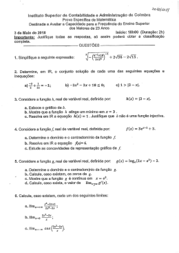 Qd-fa/.zóz/f instituto Superior de Contabilidade e Administração de
