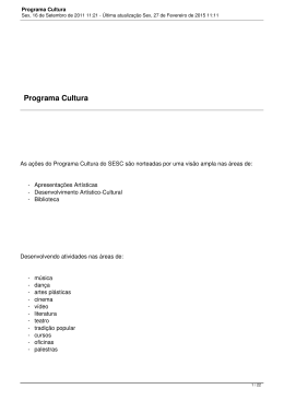 Programa Cultura