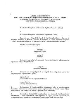 AJUSTE ADMINISTRATIVO - Minist&eacute;rio da Previd&ecirc;ncia Social