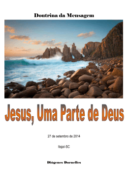 Jesus, Uma Parte de Deus