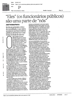 (os funcion&aacute;rios p&uacute;blicos) s&atilde;o uma parte de "N&oacute;s"