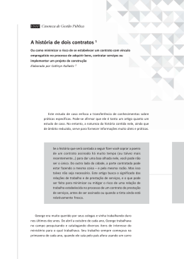 A hist&oacute;ria de dois contratos 1