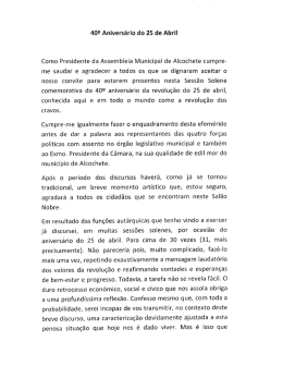 Presidente da Assembleia Municipal